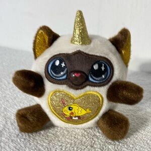 5/$35 Zuru Rainbocorns Kittycorn Surprise Siamese Cat Yaxi Plush Toy